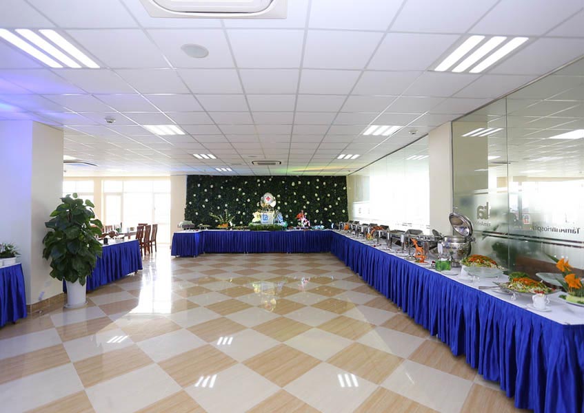 sảnh tiệc của buổi hội thảo