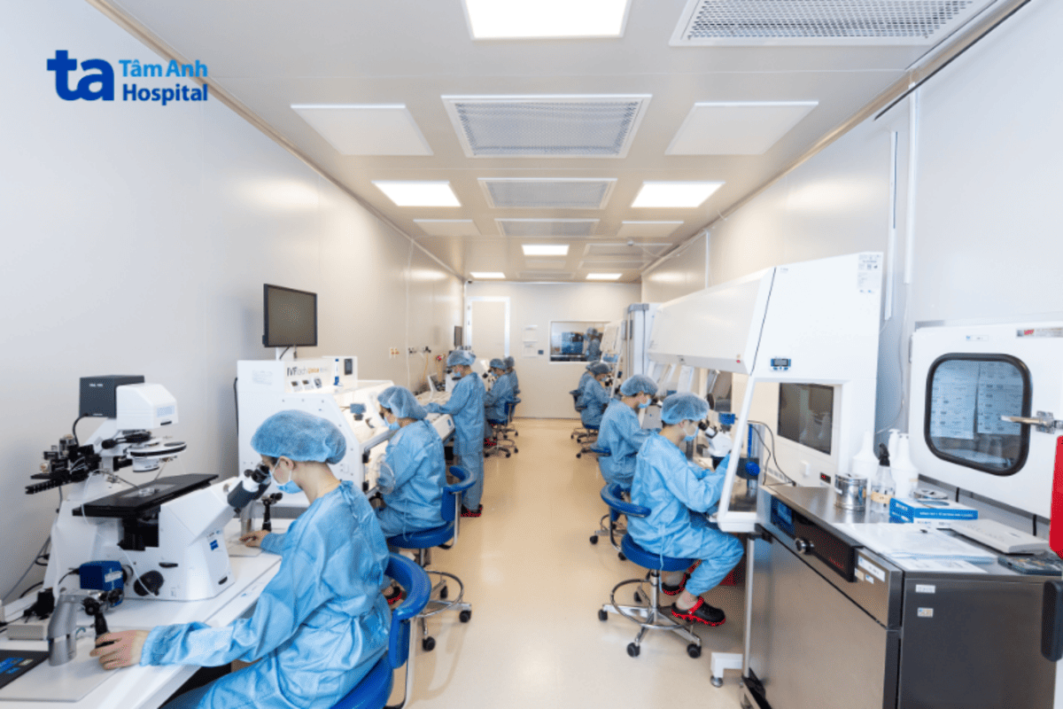 hệ thống phòng lab hiện đại tại tâm anh