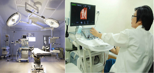 Trang thiết bị BV Tâm Anh được đầu tư hiện đại nhằm rút ngắn thời gian khám và nâng cao chất lượng điều trị.