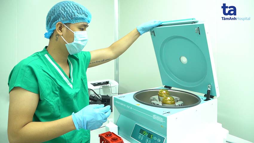 Sau quá trình tách chiết, chế phẩm sinh học huyết tương giàu tiểu cầu đạt chất lượng cao nhất và an toàn khi sử dụng
