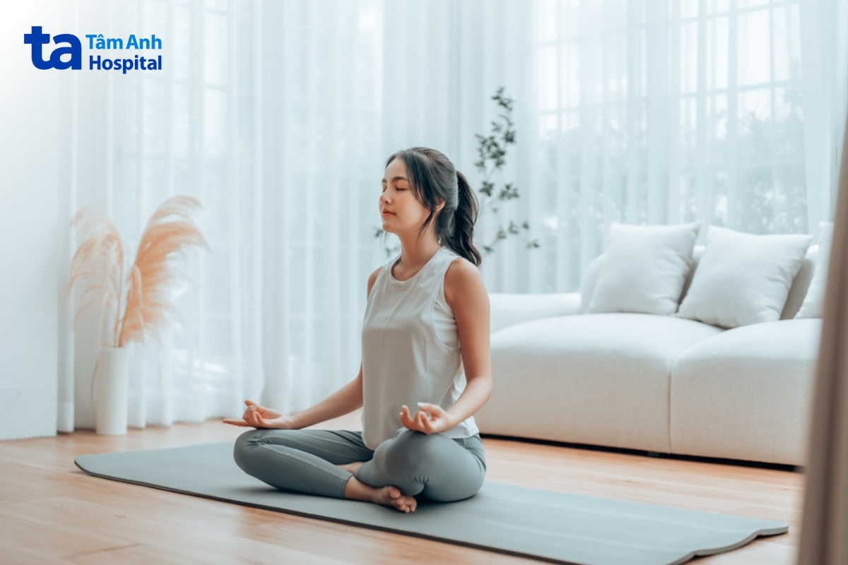 duy trì các bài tập thở và thư giãn