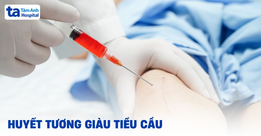 Huyết tương giàu tiểu cầu: Trị liệu sinh học cho người chơi thể thao