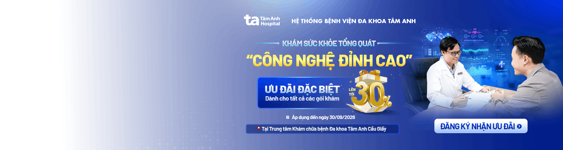 Khám sức khỏe tổng quát công nghệ đỉnh cao