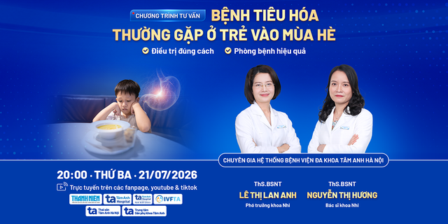 banner bệnh tiêu hóa thường gặp ở trẻ vào mùa hè