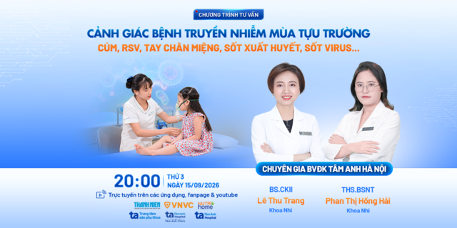 banner cảnh giác bệnh truyền nhiễm mùa tựu trường