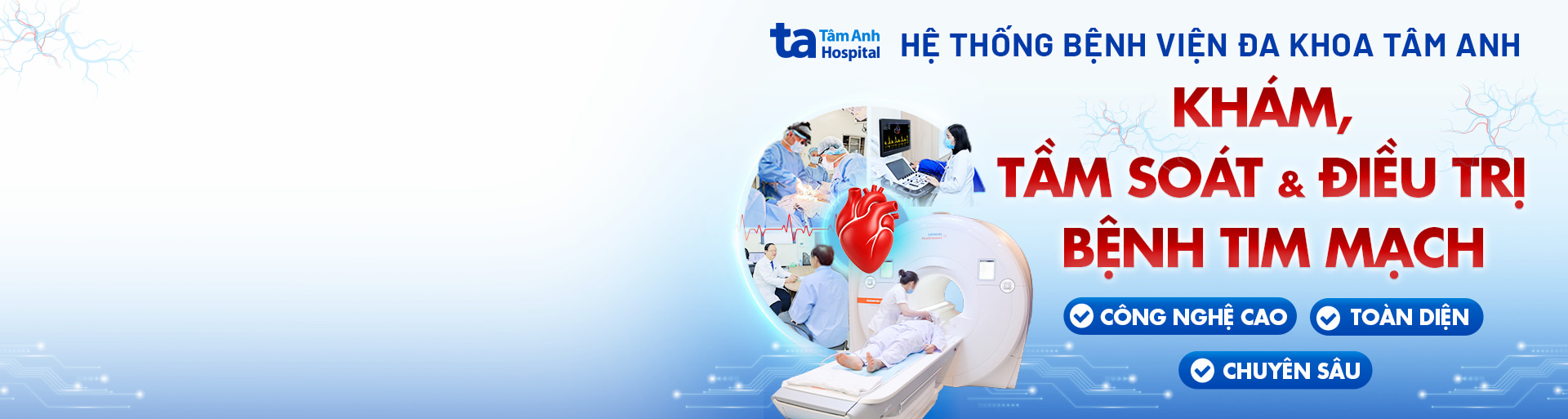 banner khám, tầm soát & điều trị bệnh tim mạch