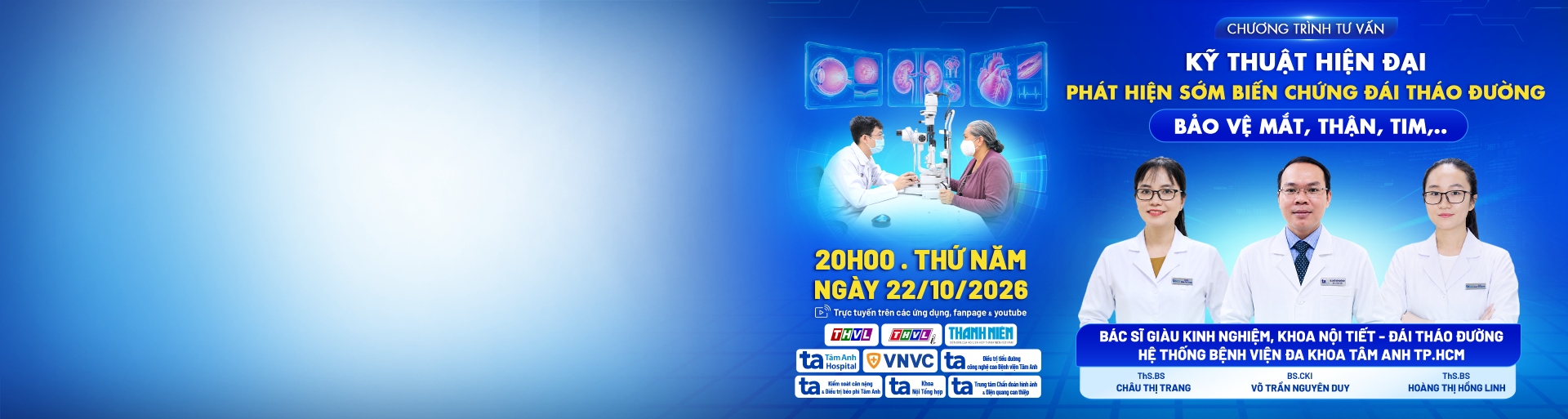banner desk kỹ thuật hiện đại phát hiện sớm biến chứng đái tháo đường