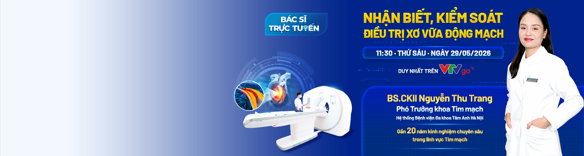 banner nhận biết, kiểm soát điều trị xơ vữa động mạch