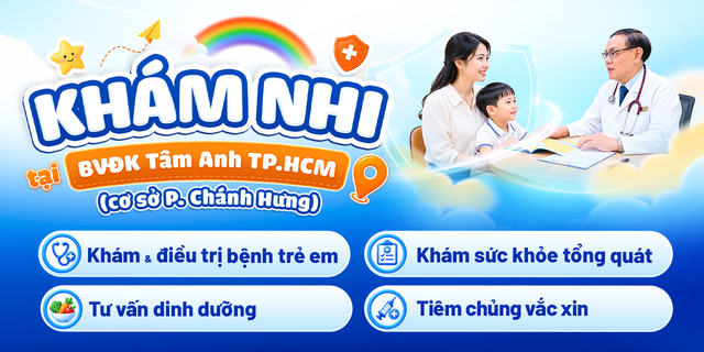 banner khám nhi tại bệnh viện đa khoa tâm anh