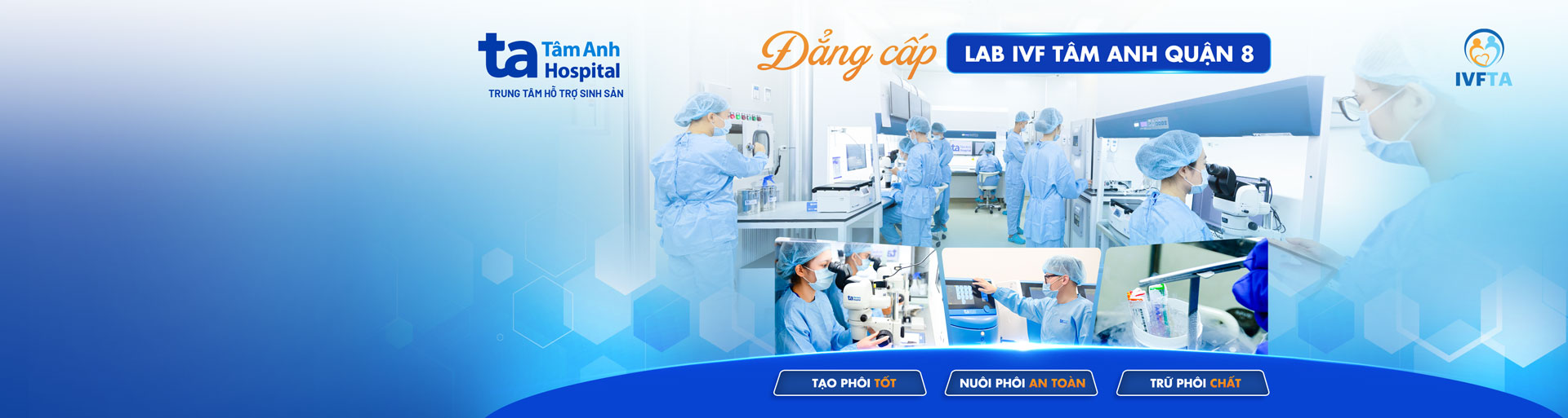 Banner lab cao cấp tại IVFTA ck