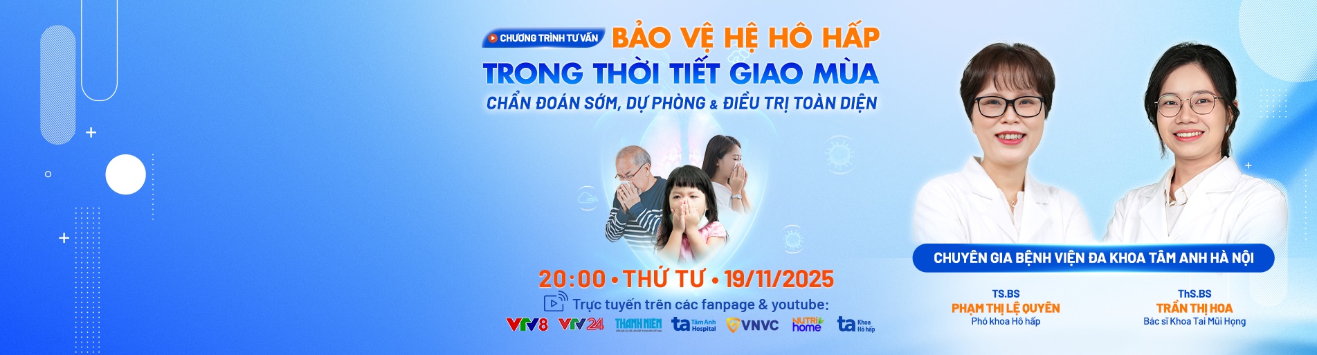 banner live bảo vệ hệ hô hấp trong thời tiết giao mùa bản pc
