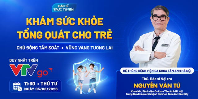 banner live khám sức khỏe tổng quát cho trẻ