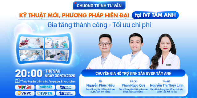 banner live kỹ thuật mới tối ưu tại IVF Tâm Anh mb