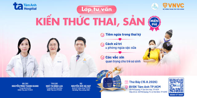 banner lớp học tiền sản ngày 15/8/2026