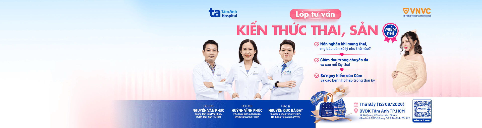 banner lớp học tiền sản số 16 ngày 12/09/2026
