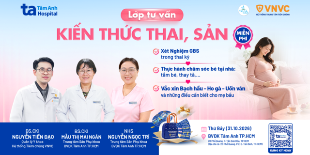 banner lớp học tiền sản 31/10/2026