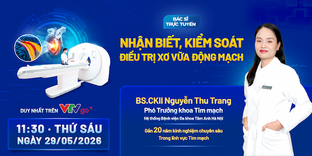 banner nhận biết, kiểm soát điều trị xơ vữa động mạch