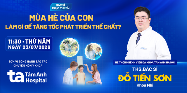 banner mùa hè của con