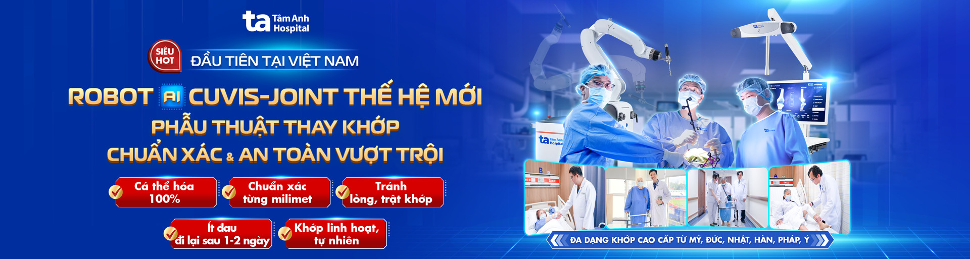 banner pc robot cuvis joint thay khớp háng