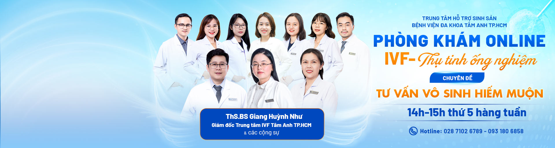 Banner phòng khám online IVF ck