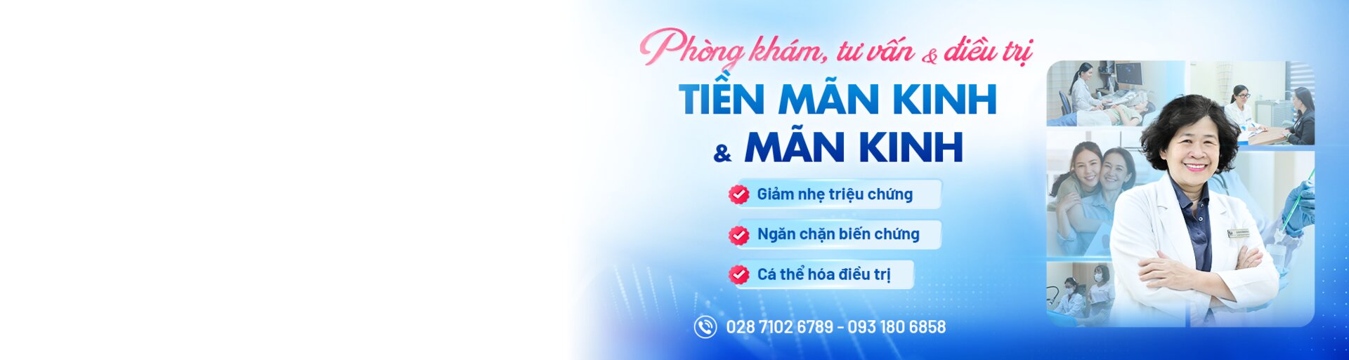 banner phòng khám tiền mãn kinh mãn kinh ck