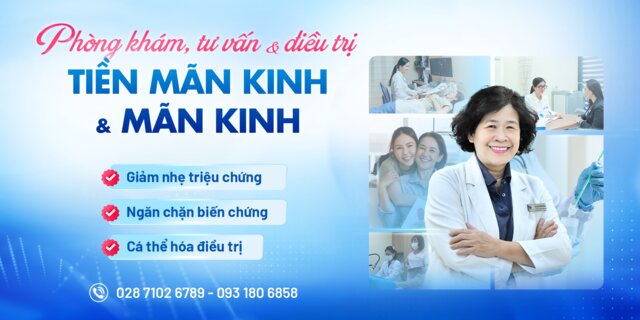 banner phòng khám tiền mãn kinh mãn kinh mb