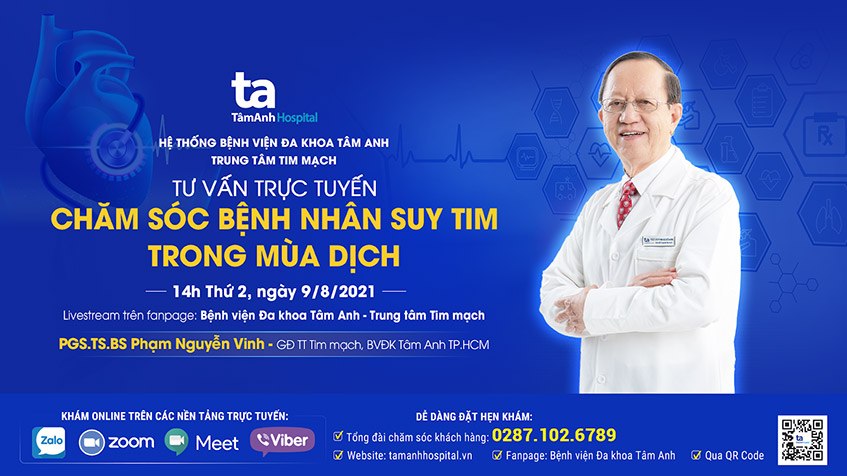 Chăm sóc bệnh nhân suy tim trong mùa dịch