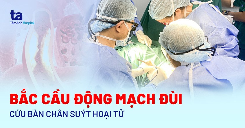 cứu bàn chân suýt hoại tử