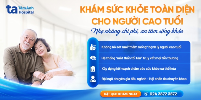 Khám sức khỏe toàn diện cho người cao tuổi MB