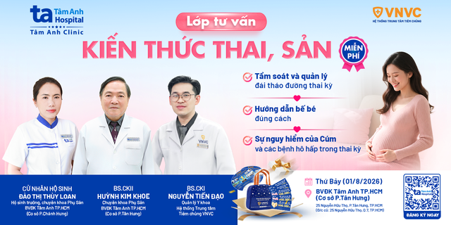 banner lớp học tiền sản số 8 ngày 1/8/2026