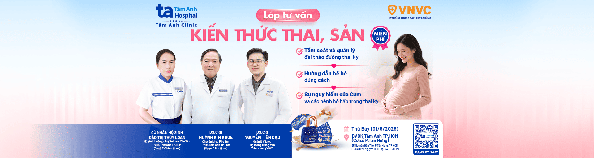 banner lớp học tiền sản số 8 ngày 1/8/2026