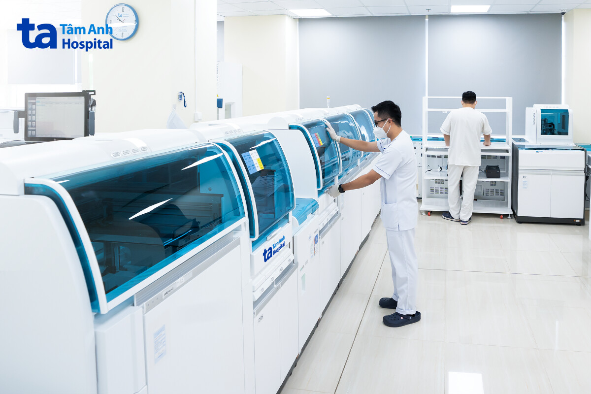 hệ thống xét nghiệm hiện đại
