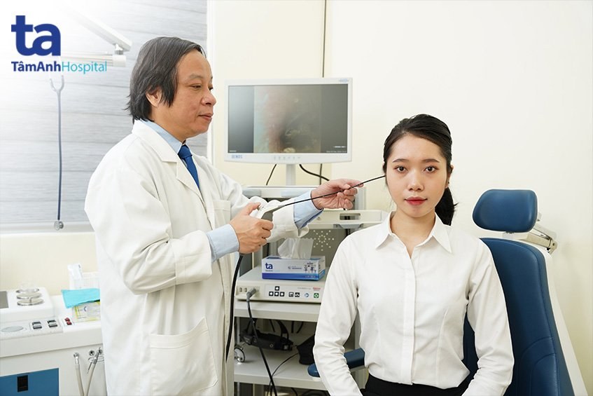 bác sĩ Lê Minh Kỳ khám và điều trị tại bv Tâm Anh