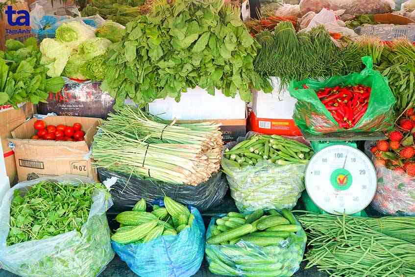 hỗ trợ rau mùa dịch