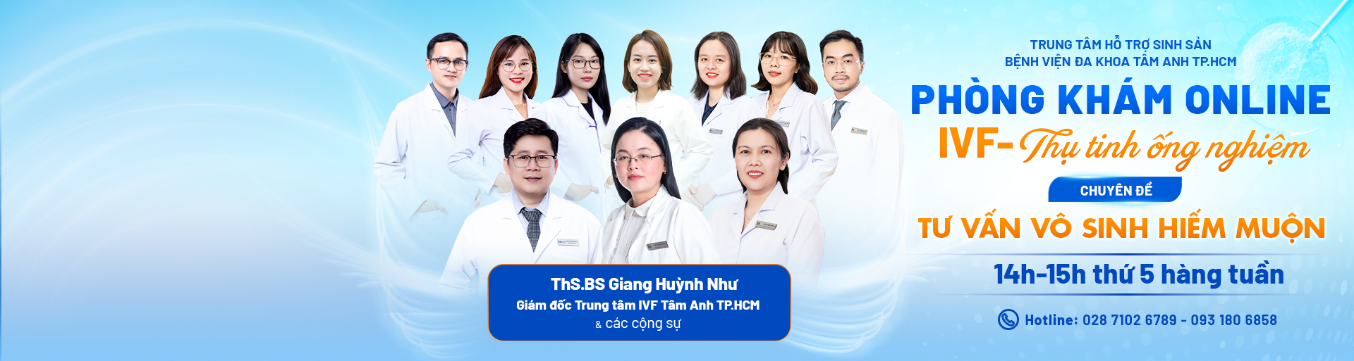 “Phòng khám online IVF”: Khám & tư vấn miễn phí bệnh nhân hiếm muộn
