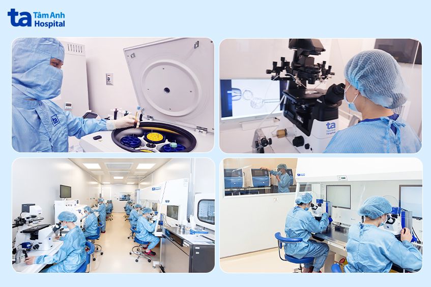 Thiết kế phòng lab bên trong phòng lab (lab-in-lab) là sáng kiến đầu tiên trên Thế giới được ứng dụng vào việc nuôi cấy phôi và giao tử