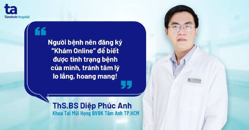 Người bệnh nên đăng ký “Khám Online” để biết tình trạng bệnh của mình