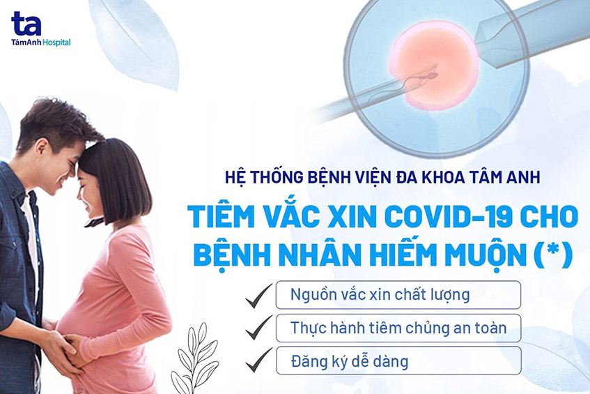 triển khai tiêm vaccine cho bệnh nhân hiếm muộn