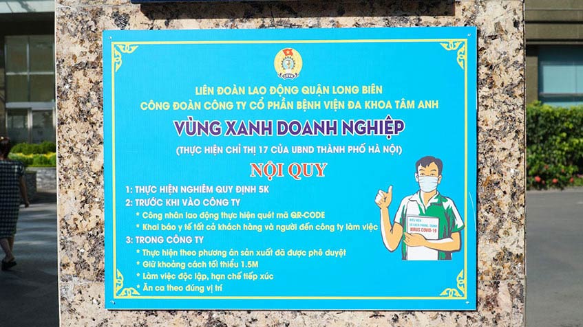 vùng xanh của doanh nghiệm bvdk tâm anh