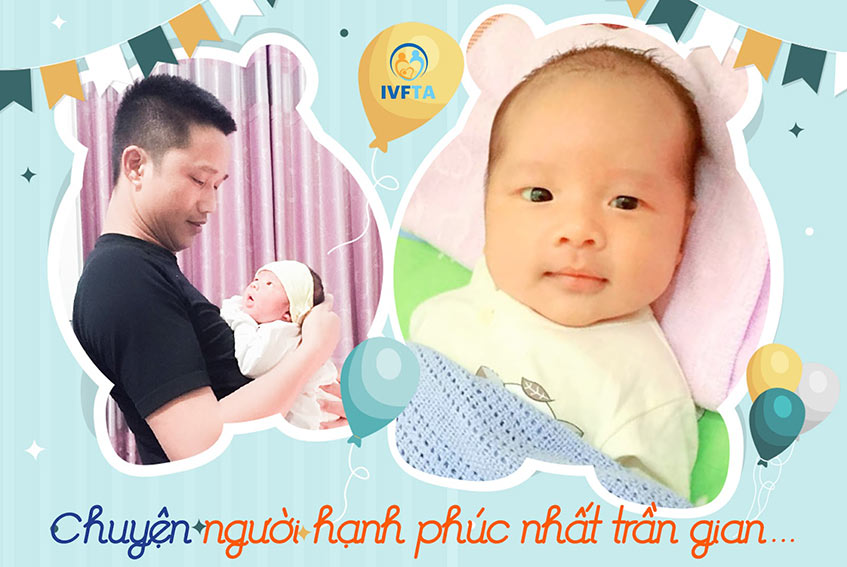 11 năm đầy nước mắt và cái kết đầy ngọt ngào của vợ chồng chị T. khi đón quý tử đầu lòng