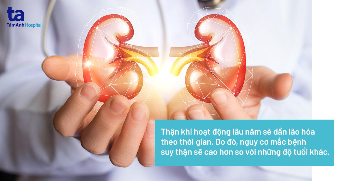 Suy thận ở người cao tuổi: Nguyên nhân, triệu chứng và cách điều trị
