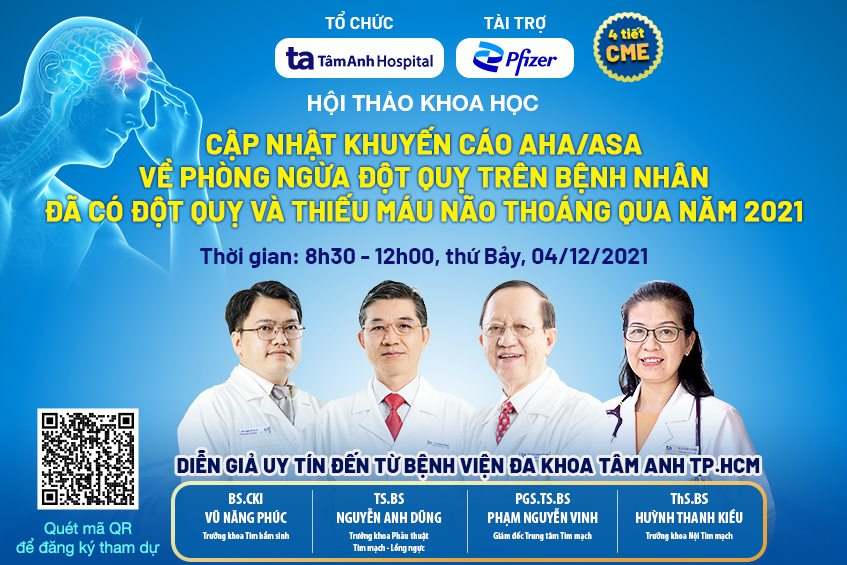 Cập nhật ngừa đột quỵ về bệnh nhân đã đột quỵ, thiếu máu não 2021