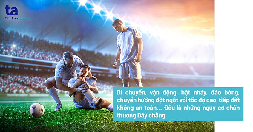 Những môn thể thao nào dễ gây chấn thương dây chằng?
