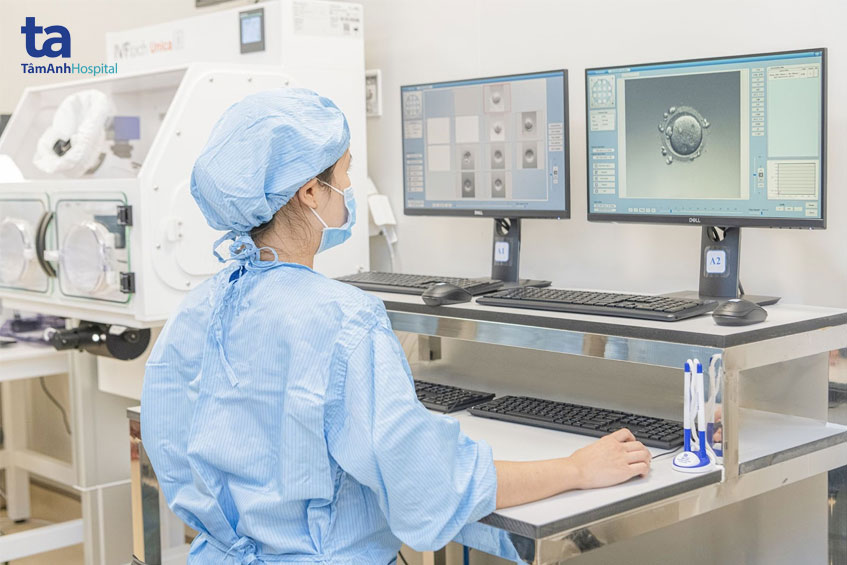 nuôi cây phôi bằng AI