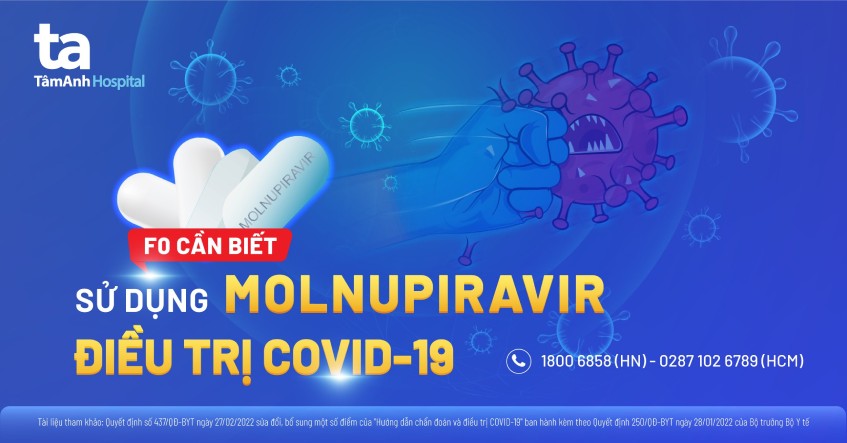 Điều trị COVID-19 bằng thuốc Molnupiravir cần lưu lý gì?