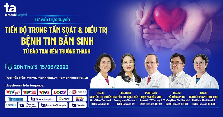Tầm soát & điều trị bệnh tim bẩm sinh từ bào thai đến trưởng thành