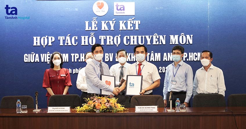 BVĐK Tâm Anh TP.HCM ký kết hợp tác cùng Viện Tim TP.HCM