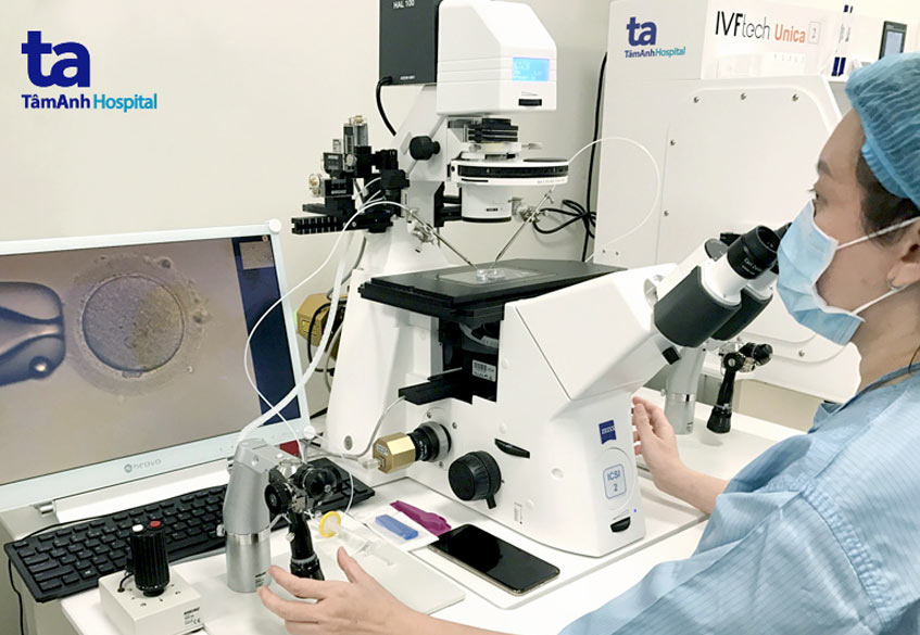 tiến hành với dụng cụ riêng biệt