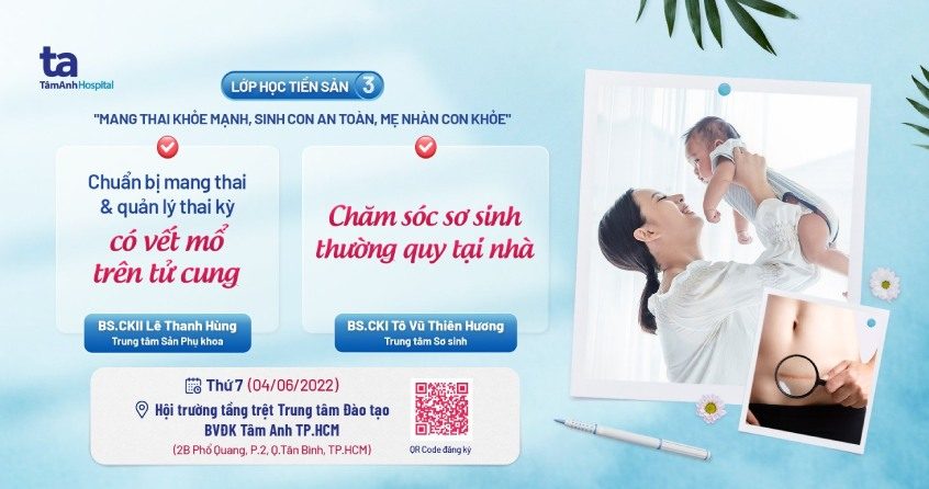 Lớp học tiền sản 3, 8h-11h thứ 7 (ngày 4/6/2022)