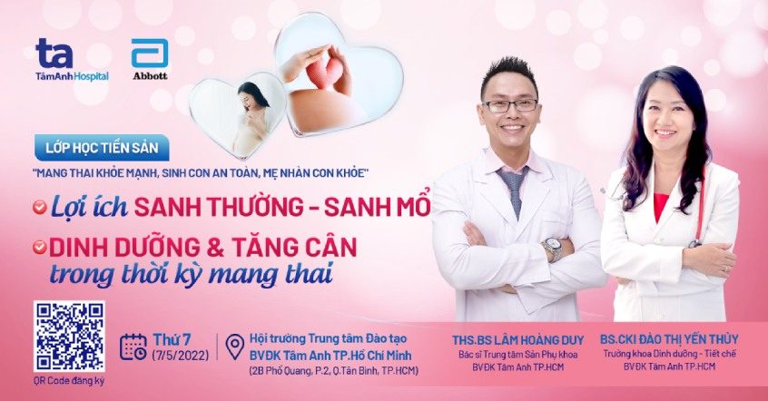 Lợi ích sinh thường, sinh mổ và dinh dưỡng trong thai kỳ